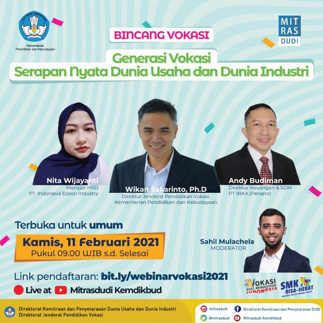 Generasi Vokasi - Serapan Nyata Dunia Usaha dan Dunia Industri