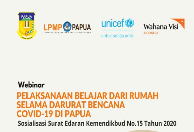 Webinar Pelaksaan Belajar Dari Rumah
