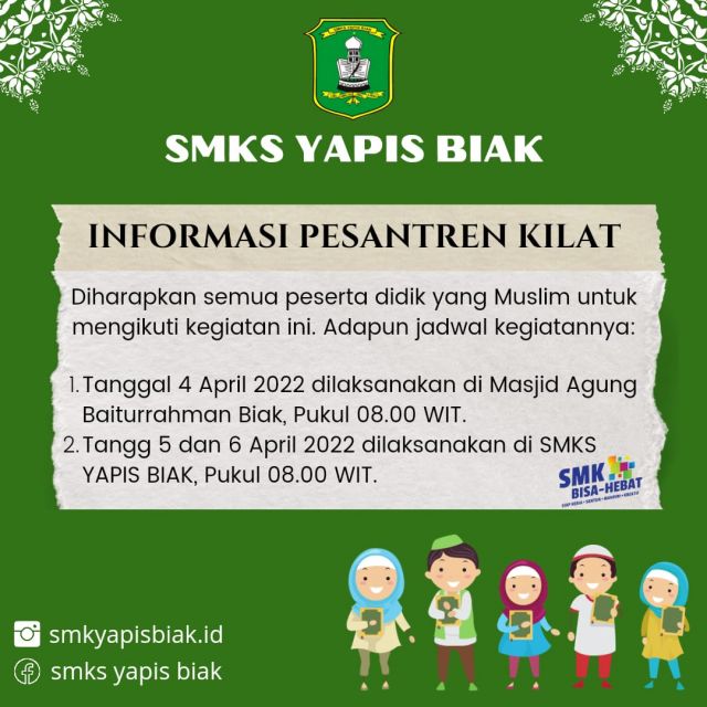 Pesantren Kilat SMKS Yapis Biak