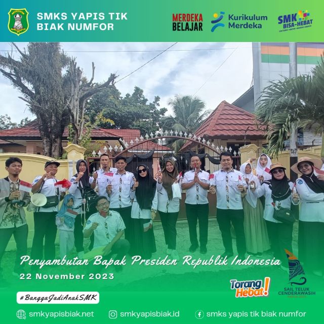 Penyambutan Bapak Presiden Republik Indonesia